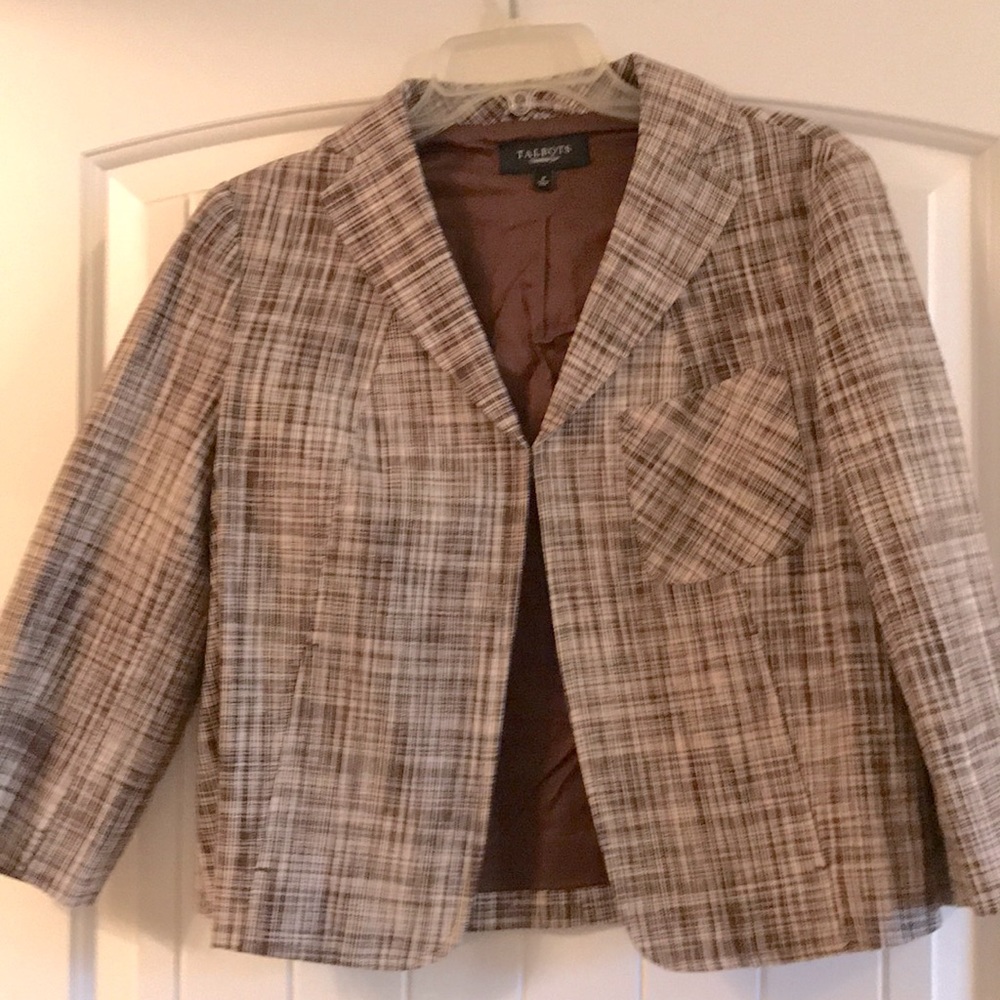 Vintage Talbots size 8 crop jacket